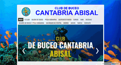 Desktop Screenshot of cantabria-abisal.com